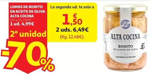 Alta Cocina - Lomos De Bonito En Aceite De Oliva