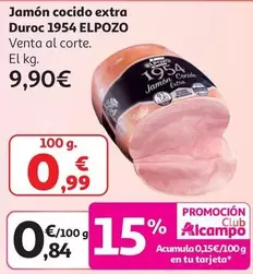 Elpozo - Jamón Cocido Extra Duroc 1954