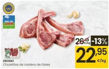 Eroski - Chuletillas De Cordero De Gales