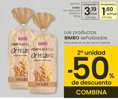 Bimbo - Pan Rebanada Artesana