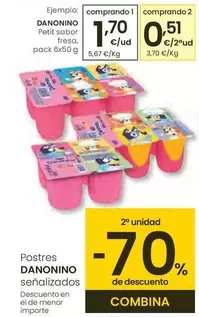 Danonino - Postres Señalizados