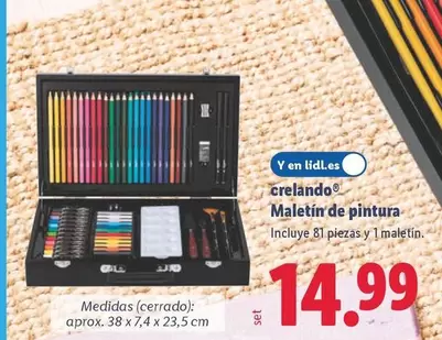 Crelando - Maletín De Pintura