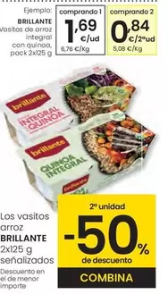 Brillante - Vasitos De Arroz Integral Con Quinoa
