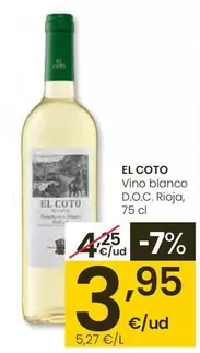 El Coto - Vino Blanco D.O.C. Rioja