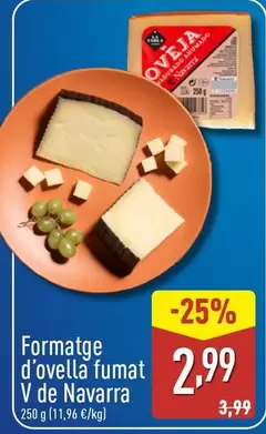 Formatge D'ovella Fumat V De Navarra