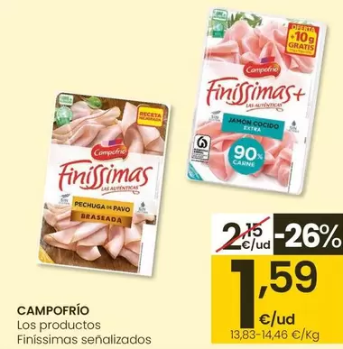 Campofrío - Los Productos Finissimas Senalizados
