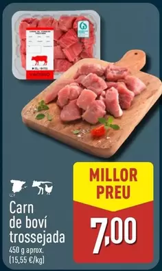 Carn De Bovi Trossejada