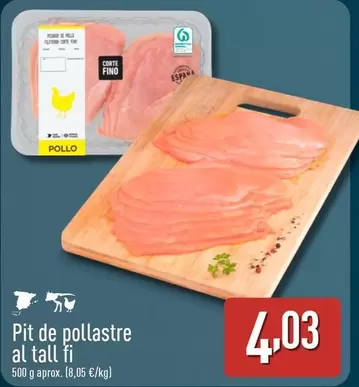 Pit De Pollastre Al Tall Fi