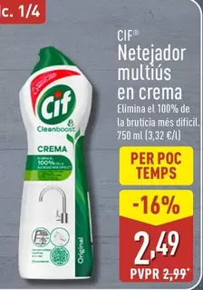 Cif - Netejador Multiús En Crema