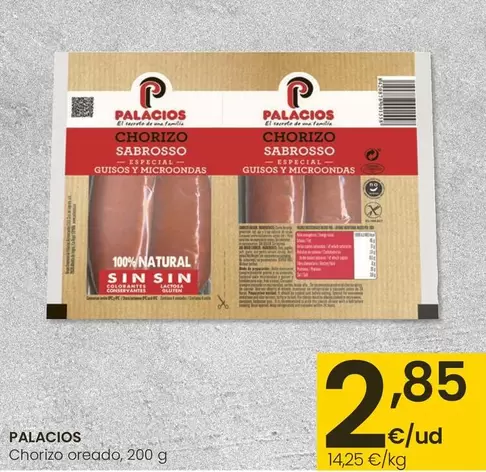 Palacios - Chorizo Oreado