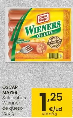 Oscar Mayer - Salchichas Wiener De Queso