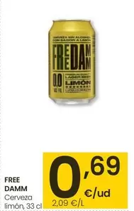 Free Damm - Cerveza Limon