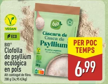 Bio - Clofolla De Psyllium Ecologica En Pols