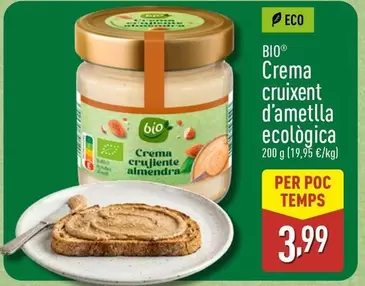 Bio - Crema Cruixent D'ametlla Ecologica