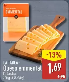 La Tabla - Queso Emmental