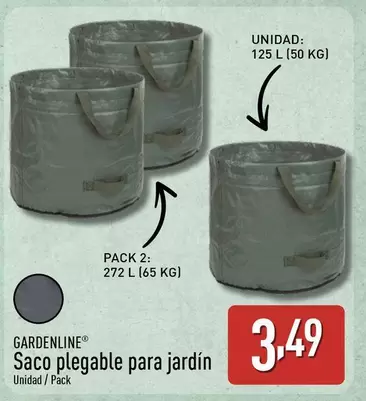 Gardenline - Saco Plegable Para Jardín