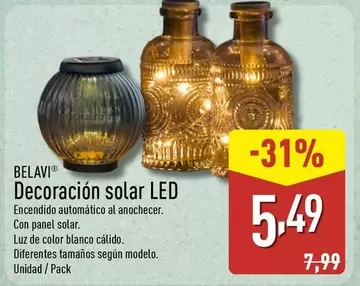 Belavi - Decoración Solar LED
