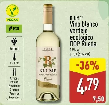 Blume - Vino Blanco Verdejo Ecologico DOP Rueda