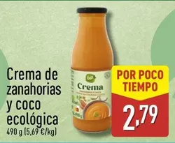 Bio - Crema De Zanahorias Y Coco Ecológica