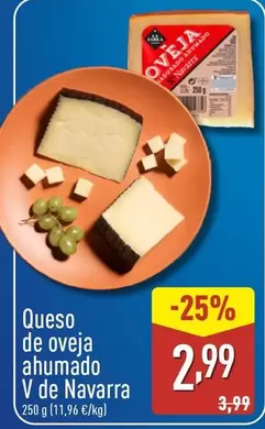 Queso De Oveja Ahumado V De Navarra