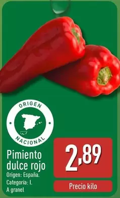 Pimiento Dulce Rojo
