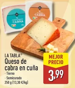 La Tabla - Queso De Cabra En Cuna