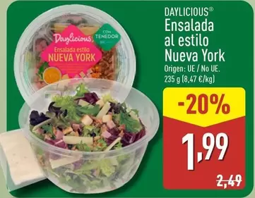 Daylicious - Ensalada Al Estilo Nueva York