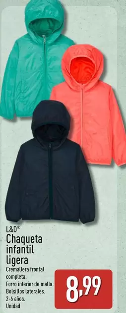 Chaqueta Infantil Ligera