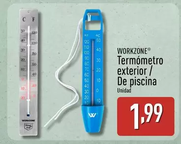 Workzone - Termometro Exterior / De Piscina