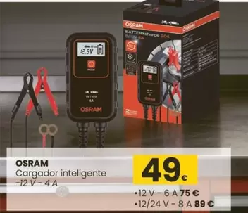 Osram - Cargador Inteligente 12 V