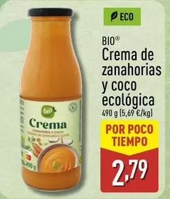 Bio - Crema De Zanahorias Y Coco Ecologica