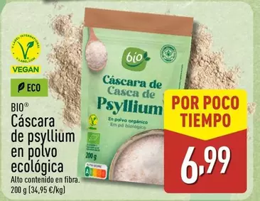 Bio - Cascara De Psyllium En Polvo Ecologica