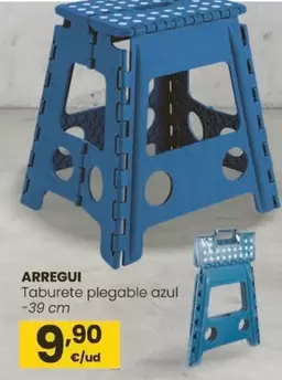 Arregui - Taburete Plegable Azul
