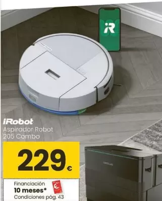 Irobot - Aspirador Robot 205 Combo