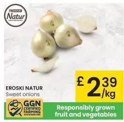 Eroski Natur - Sweet Onions