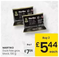 Martiko - Duck Foie Gras Block