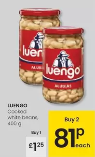 Luengo - Cooked White Beans, 400 G