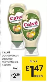 Calvé - Upside Down Squeeze Mayonnaise