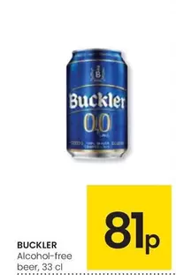 Buckler - Alcohol-Free Beer, 33 Cl