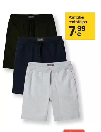 Pantalón Corto Felpa