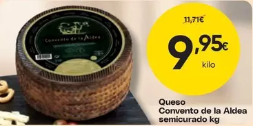 aldea - Queso Convento De La Aldea Semicurado