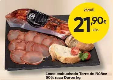 duroc - Lomo Embuchado Torre De Núñez 50% Raza Duroc