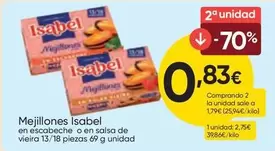 Isabel - Mejillones En Esabeche O En Salsa De Vieira