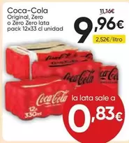 Coca-Cola - Original, Zero O Zero Zero Lata