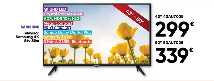 Samsung - Televisor 4K Stv Slim