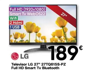 LG - Televisor 27TQ615S-PZ Full HD Smart Tv Bluetooth