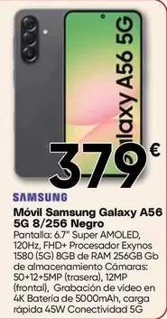 Samsung - Movil Galaxy A56 5G Negro