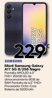 Samsung - Móvil Galaxy A17 5G Negro