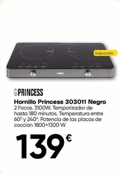 Princess - Hornillo 303011 Negro