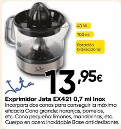 Jata - Exprimidor EX421 Inox